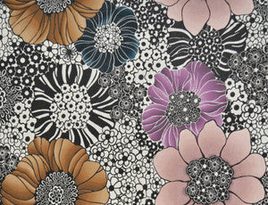 Anemones Black Wallpaper by Missoni