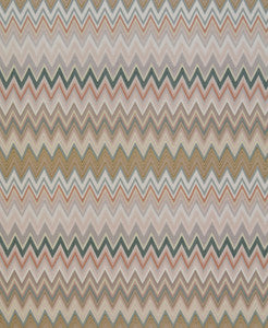 Zig Zag Multicolore Green Wallpaper by Missoni