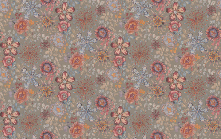 Magic Garden Black Wallpaper by Missoni Missoni 4 Covers about 108.1 square feet 39.3-in by 33-ft long roll Unpasted 12.5 - Fabric Carolina -