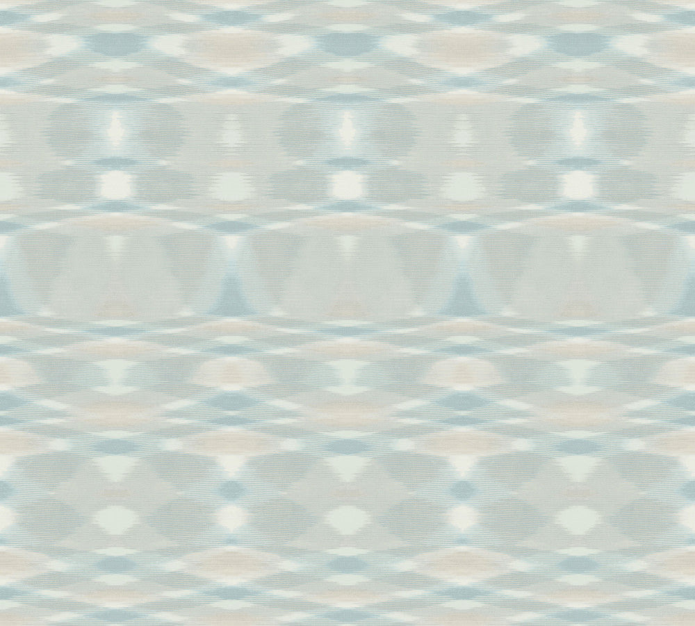 Sunrise Flame Light Blue Wallpaper by Missoni Missoni 4 Covers about 108.1 square feet 39.3-in by 33-ft long roll Unpasted 37.4 - Fabric Carolina -