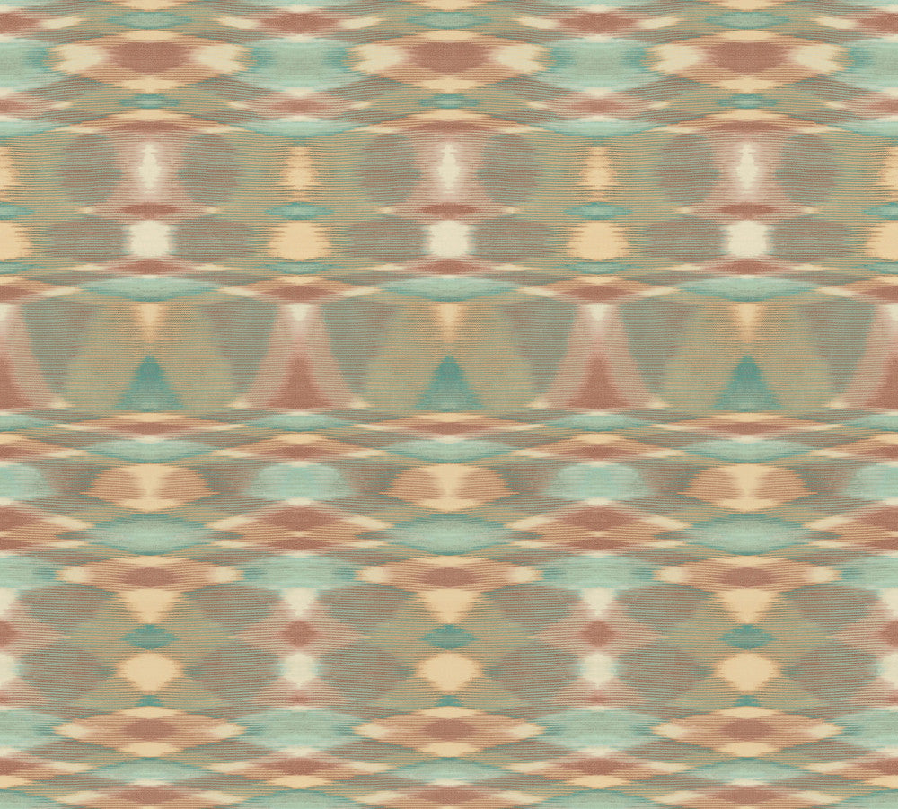Sunrise Flame Brown Wallpaper by Missoni Missoni 4 Covers about 108.1 square feet 39.3-in by 33-ft long roll Unpasted 37.4 - Fabric Carolina -