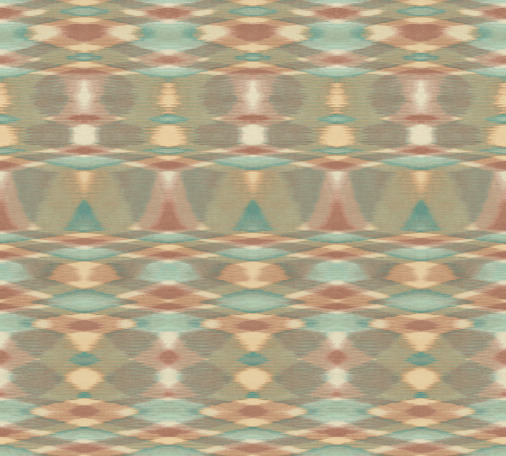 Sunrise Flame Brown Wallpaper by Missoni Missoni 4 Covers about 108.1 square feet 39.3-in by 33-ft long roll Unpasted 37.4 - Fabric Carolina -