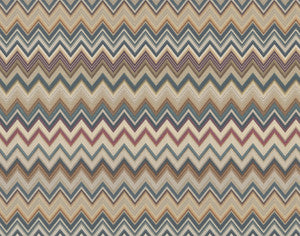 Happy Zigzag Green & Brown Wallpaper by Missoni