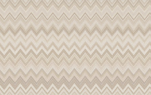 Happy Zigzag Neutral Wallpaper by Missoni