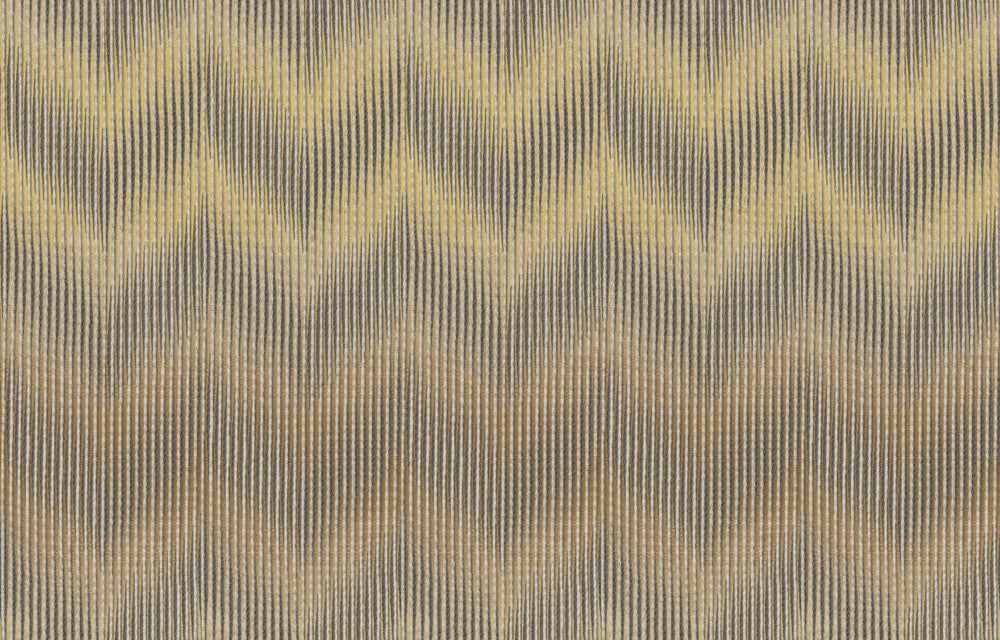 Ande Ochre Wallpaper by Missoni Missoni Home 5 Covers about 107.4 square feet Unpasted 25.25-in repeat, straight match 39.3-in by 32.8-ft long roll - Fabric Carolina -