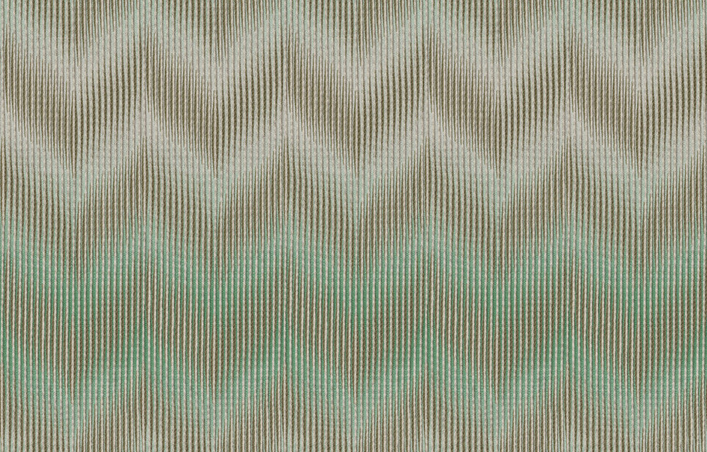Ande Green Wallpaper by Missoni Missoni Home 5 Covers about 107.4 square feet Unpasted 25.25-in repeat, straight match 39.3-in by 32.8-ft long roll - Fabric Carolina -