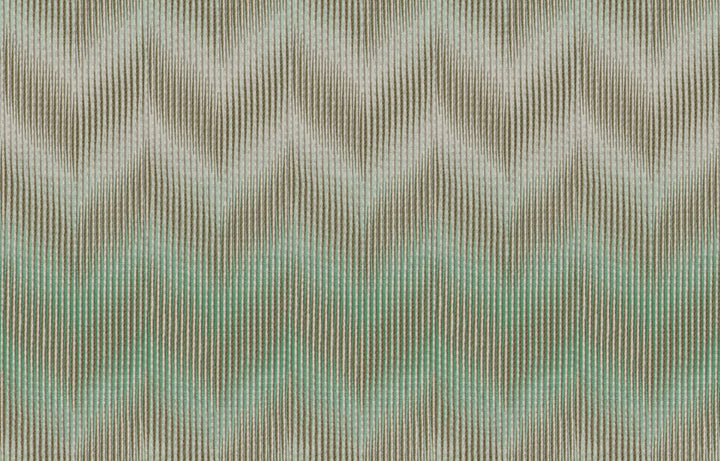Ande Green Wallpaper by Missoni Missoni Home 5 Covers about 107.4 square feet Unpasted 25.25-in repeat, straight match 39.3-in by 32.8-ft long roll - Fabric Carolina -