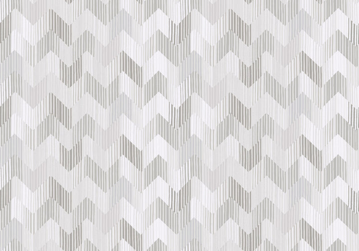 Betulle Grey Wallpaper by Missoni Missoni Home 5 Covers about 107.4 square feet Unpasted 9.125-in repeat, straight match 39.3-in by 32.8-ft long roll - Fabric Carolina -