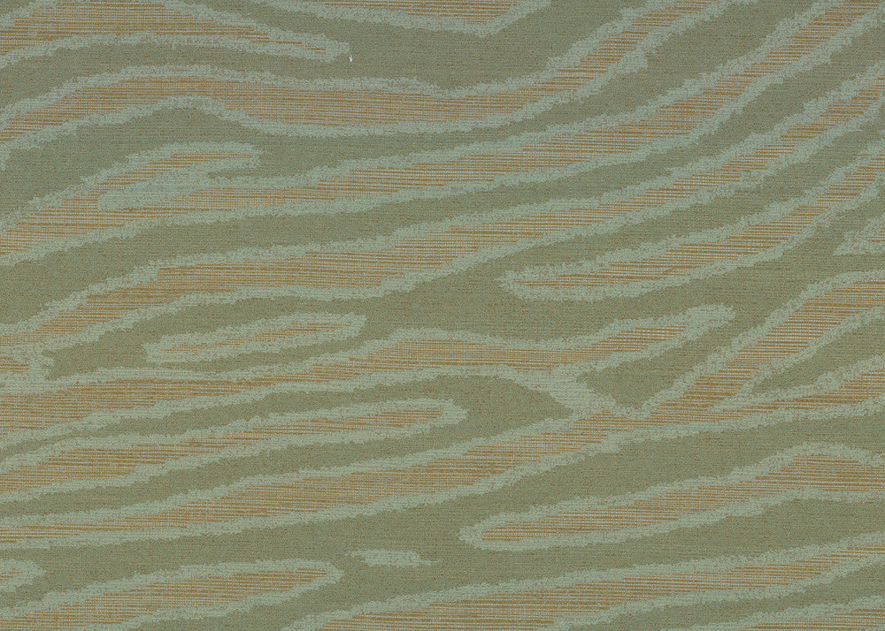Zambia Green Wallpaper by Missoni Missoni Home 5 Covers about 84.2 square feet Unpasted 32.5-in repeat, straight match 34.25-in by 29.5-ft long roll - Fabric Carolina -