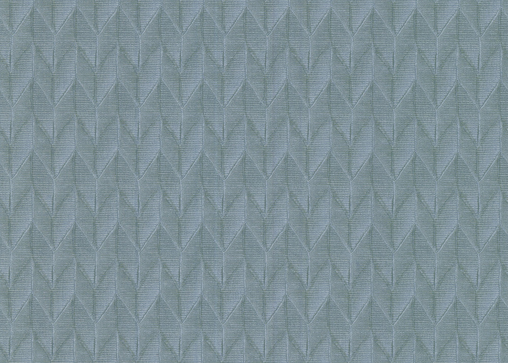 Sestriere Dark Teal Wallpaper by Missoni Missoni Home 5 Covers about 75.2 square feet Unpasted 2.375-in repeat, straight match 27.5-in by 32.8-ft long roll - Fabric Carolina -