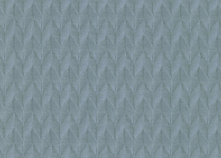 Sestriere Dark Teal Wallpaper by Missoni Missoni Home 5 Covers about 75.2 square feet Unpasted 2.375-in repeat, straight match 27.5-in by 32.8-ft long roll - Fabric Carolina -