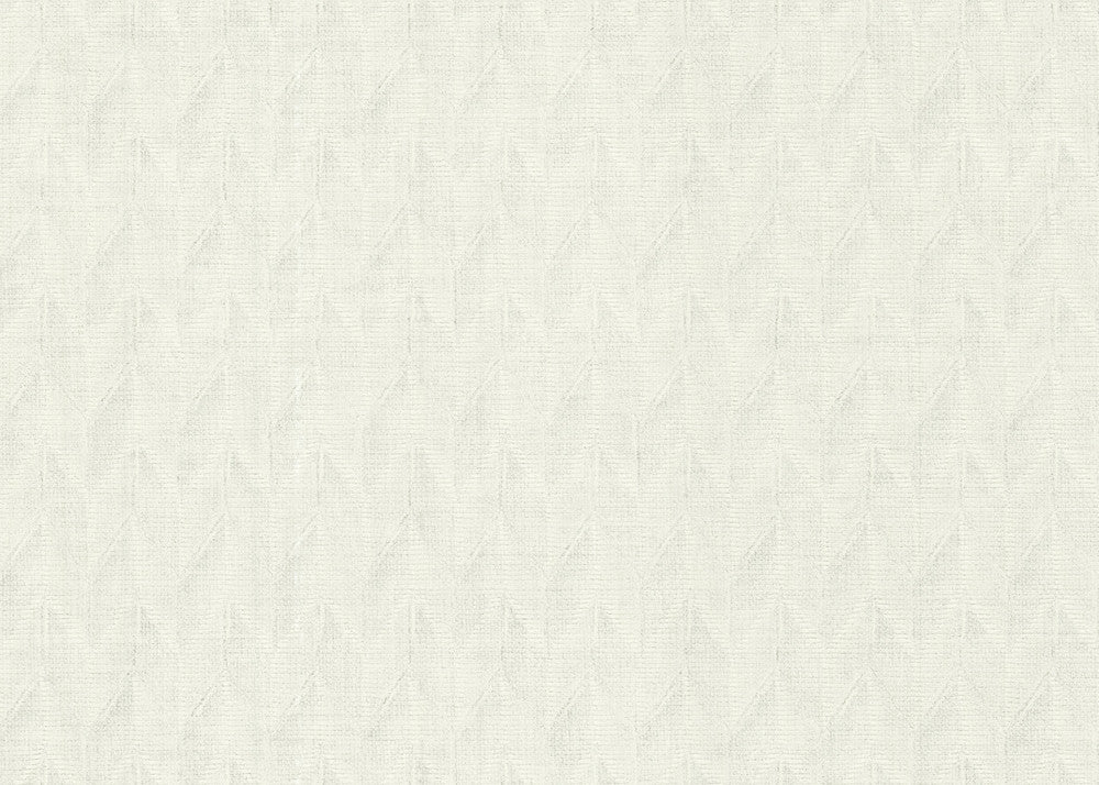 Sestriere Cool White Wallpaper by Missoni Missoni Home 5 Covers about 75.2 square feet Unpasted 2.375-in repeat, straight match 27.5-in by 32.8-ft long roll - Fabric Carolina -