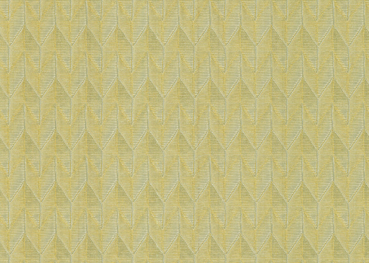 Sestriere Golden Wallpaper by Missoni Missoni Home 5 Covers about 75.2 square feet Unpasted 2.375-in repeat, straight match 27.5-in by 32.8-ft long roll - Fabric Carolina -