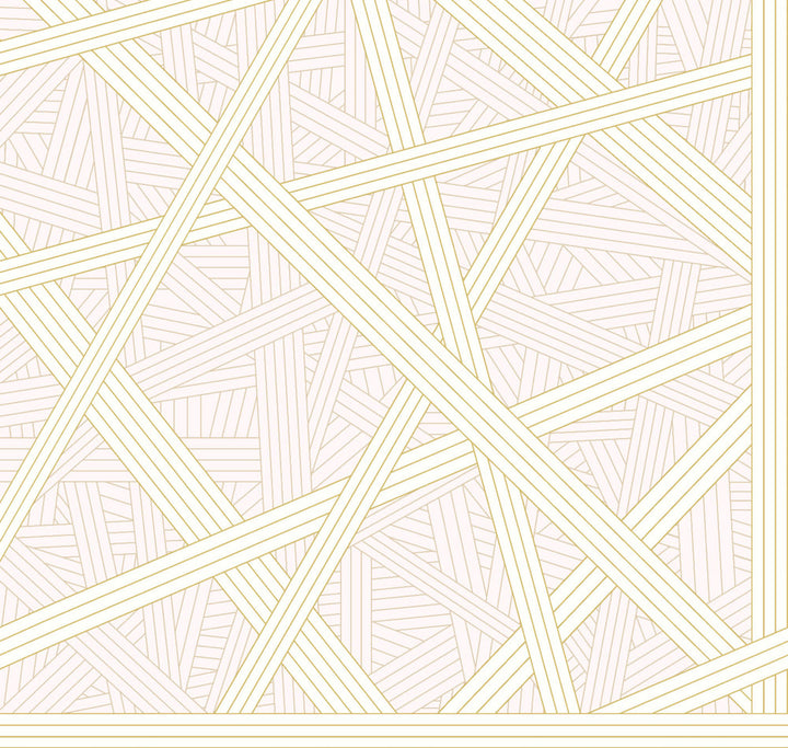 Nastri Pink Wallpaper by Missoni Missoni Home 5 Covers about 107.4 square feet Unpasted 37.4-in repeat, straight match 39.3-in by 32.8-ft long roll - Fabric Carolina -