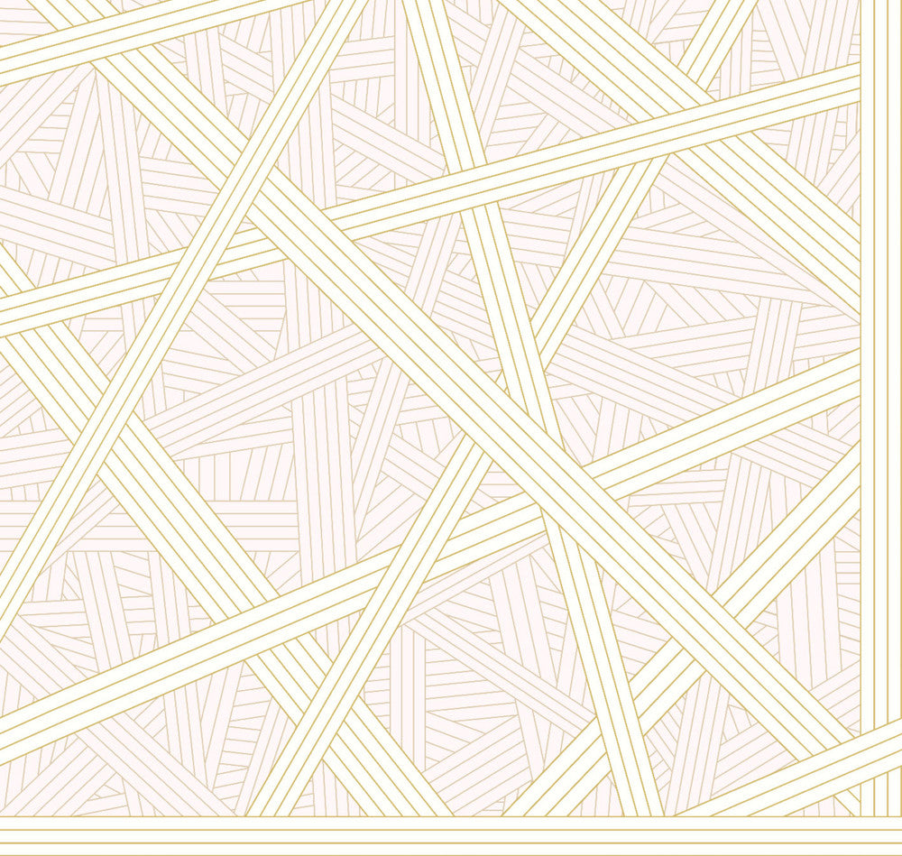 Nastri Pink Wallpaper by Missoni Missoni Home 5 Covers about 107.4 square feet Unpasted 37.4-in repeat, straight match 39.3-in by 32.8-ft long roll - Fabric Carolina -
