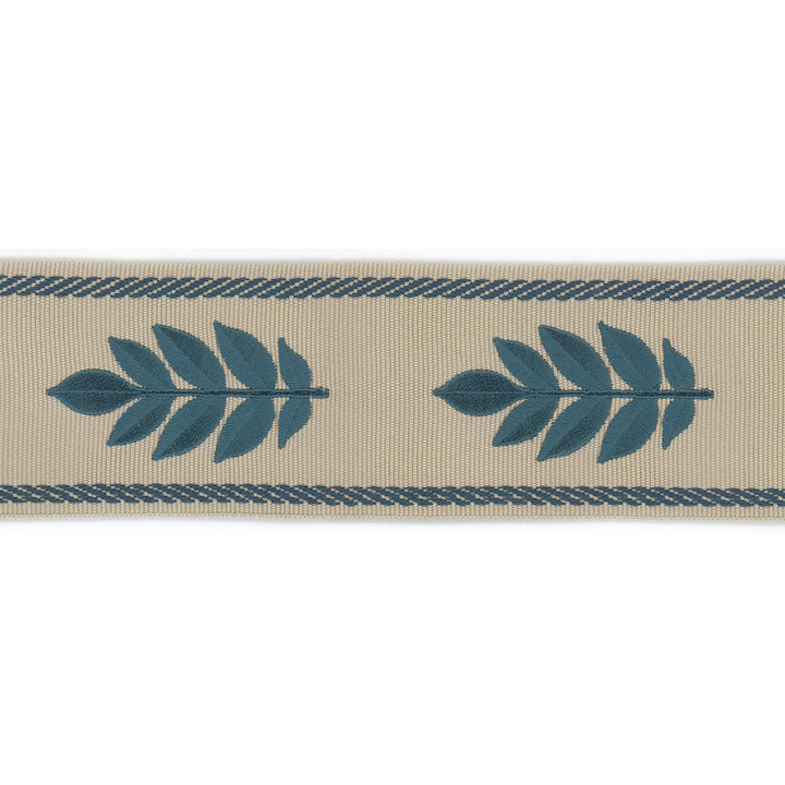 Midfield Tape 1 Teal by Stout Trim Stout Trim Midfield Tape 1 TealTrim NEW TRADITIONS TRIM 90%SVI 10%POL CHINA </p><p>Repeat: H: 3.875, V: 0.000 2.5 in - Fabric Carolina -