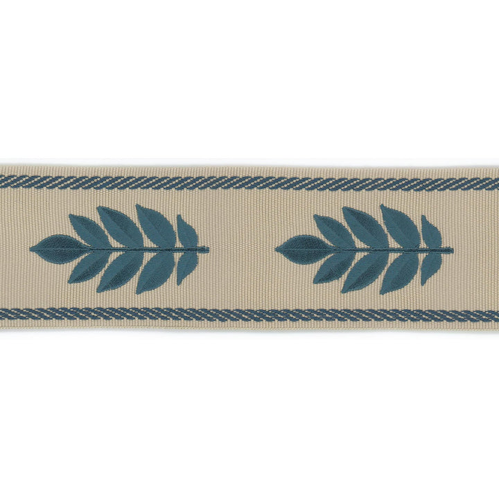 Midfield Tape 1 Teal by Stout Trim Stout Trim Midfield Tape 1 TealTrim NEW TRADITIONS TRIM 90%SVI 10%POL CHINA </p><p>Repeat: H: 3.875, V: 0.000 2.5 in - Fabric Carolina -