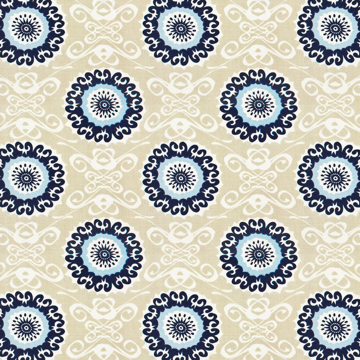 Midsummer 1 Sand by Aoc Fabric LA BELLA VITA 50%COT 50%LIN USA CATB 117-2013 Horizontal: 7.75 and Vertical: 7.5 54 in - Fabric Carolina -