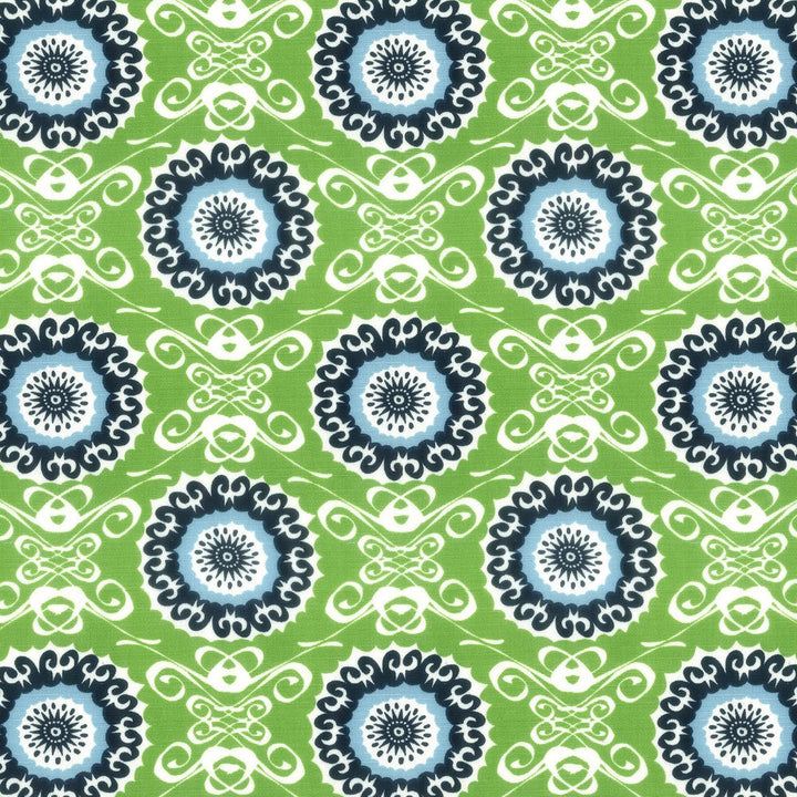 Midsummer 2 Fern by Aoc Designer Fabric LA BELLA VITA 50%COT 50%LIN USA CATB 117-2013 Horizontal: 7.75 and Vertical: 7.5 54 in - Swanky Fabrics -