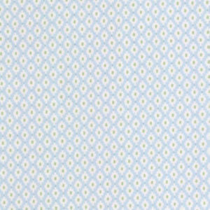 Midtown Blue Green by Norbar Designer Fabric ROMANCE 100% COTTON SPAIN 1 3/4"V - 1 5/8"H 55" - Swanky Fabrics -