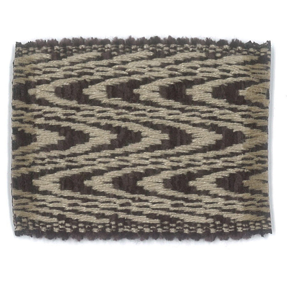 Milbank 3 Charcoal by Stout Trim Stout Trim Milbank 3 CharcoalTrim TREND ALERT TRIM 50%COT 50%LIN CHINA </p><p>Repeat: H: 0.630, V: 0.000 2.25 in - Fabric Carolina -