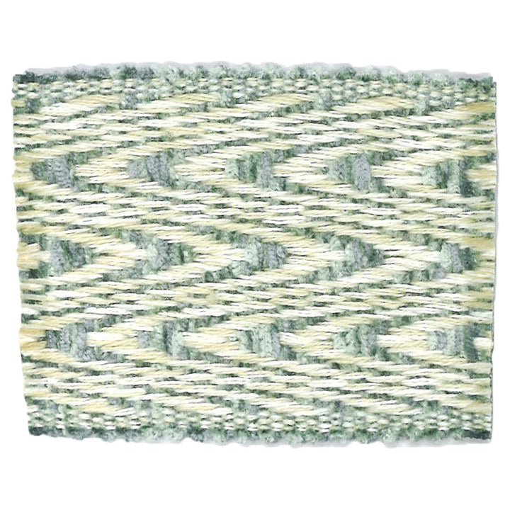 Milbank 7 Seaglass by Stout Trim Stout Trim Milbank 7 SeaglassTrim TREND ALERT TRIM 50%COT 50%LIN CHINA </p><p>Repeat: H: 0.630, V: 0.000 2.25 in - Fabric Carolina -