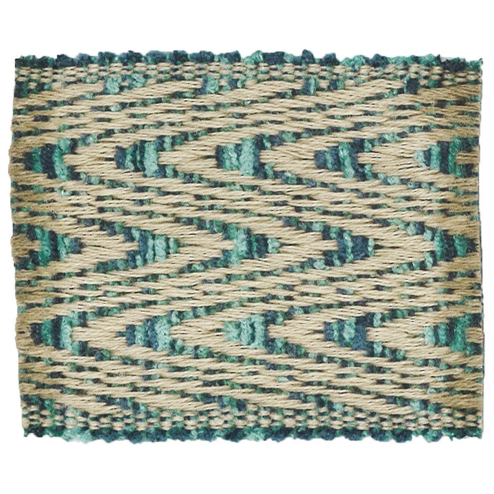 Milbank 8 Peacock by Stout Designer Trim TREND ALERT 50%COT 50%LIN CHINA </p><p>Repeat: 0 2.25 in - Swanky Fabrics -