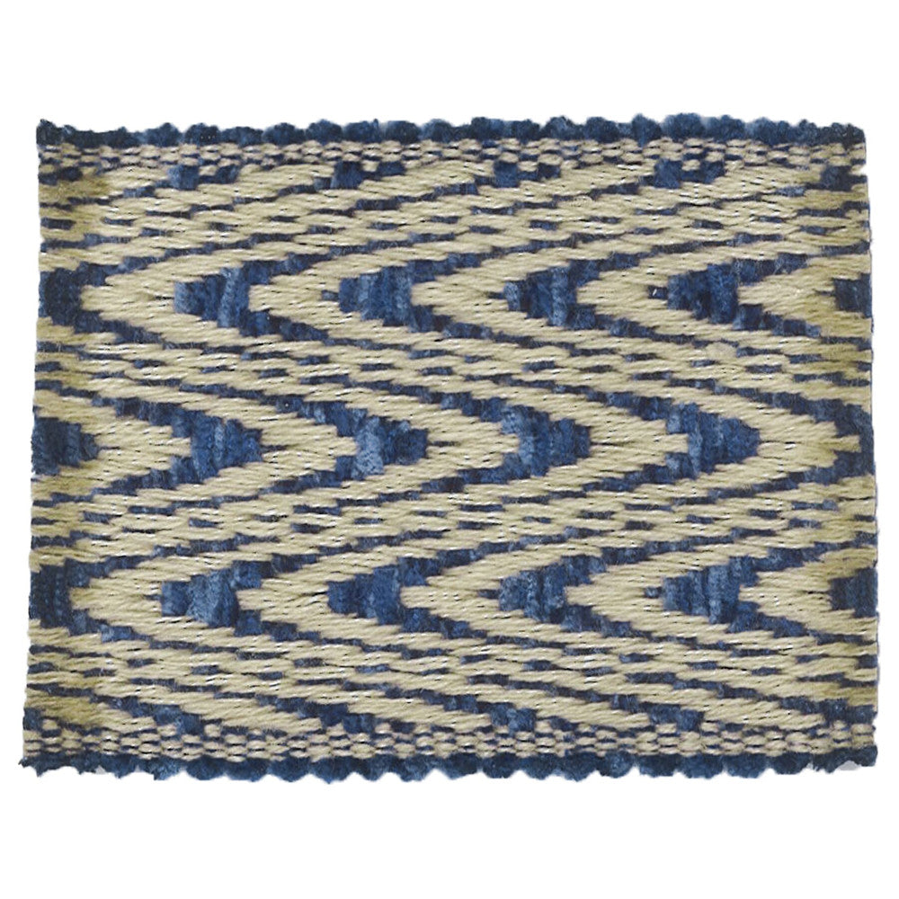 Milbank 9 Royal by Stout Trim TREND ALERT TRIM 50%COT 50%LIN CHINA Horizontal: 0.63 and Vertical: 0 2.25 in - Fabric Carolina -