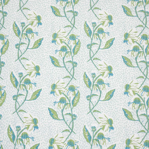 Miller 1 Aqua by Aoc Fabric