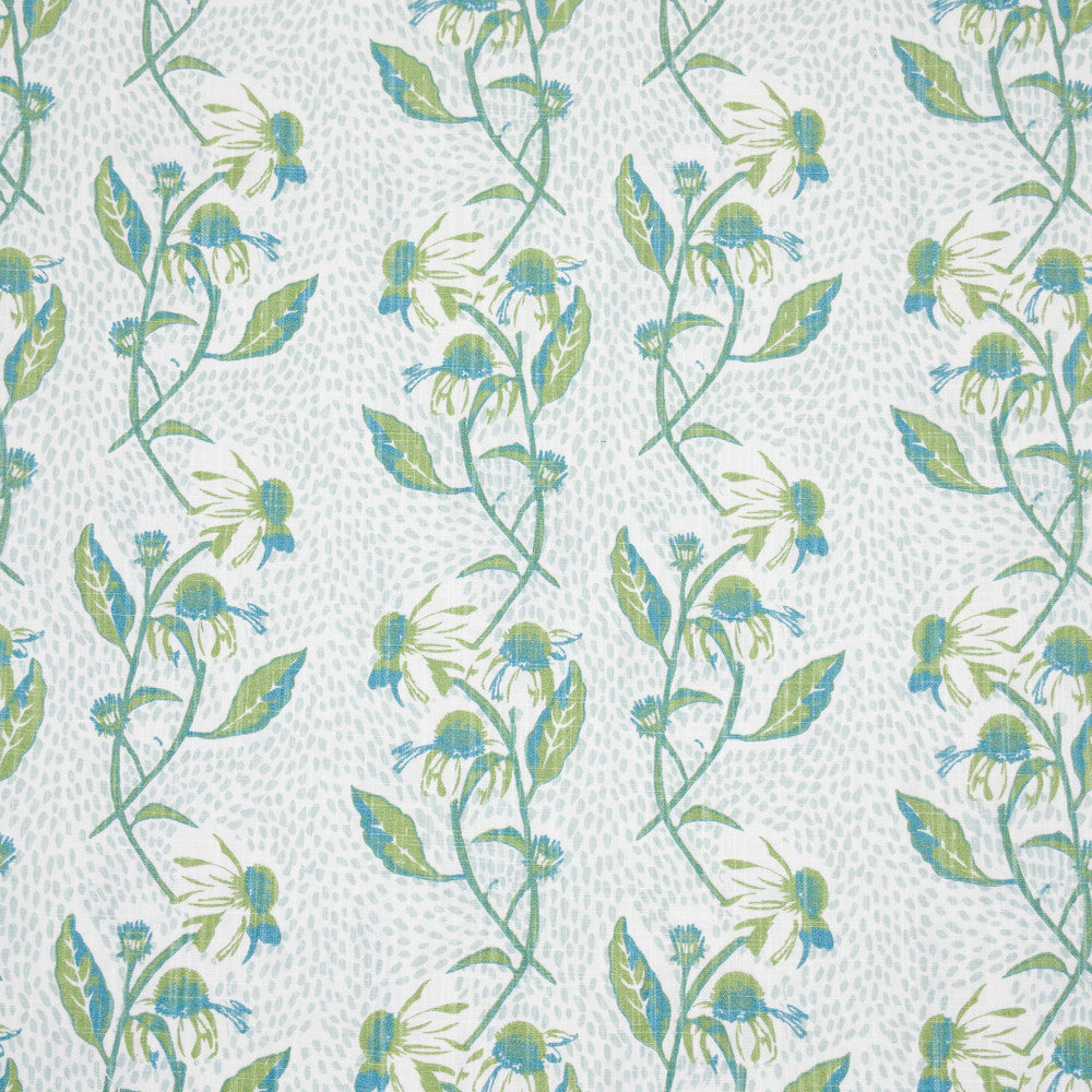 Miller 1 Aqua by Aoc Fabric Aoc Fabric Miller 1 AquaFabric THE ART OF COLOR HERITAGE II 100%COT USA </p><p>Repeat: H: 9.000, V: 6.375 54 in - Fabric Carolina -