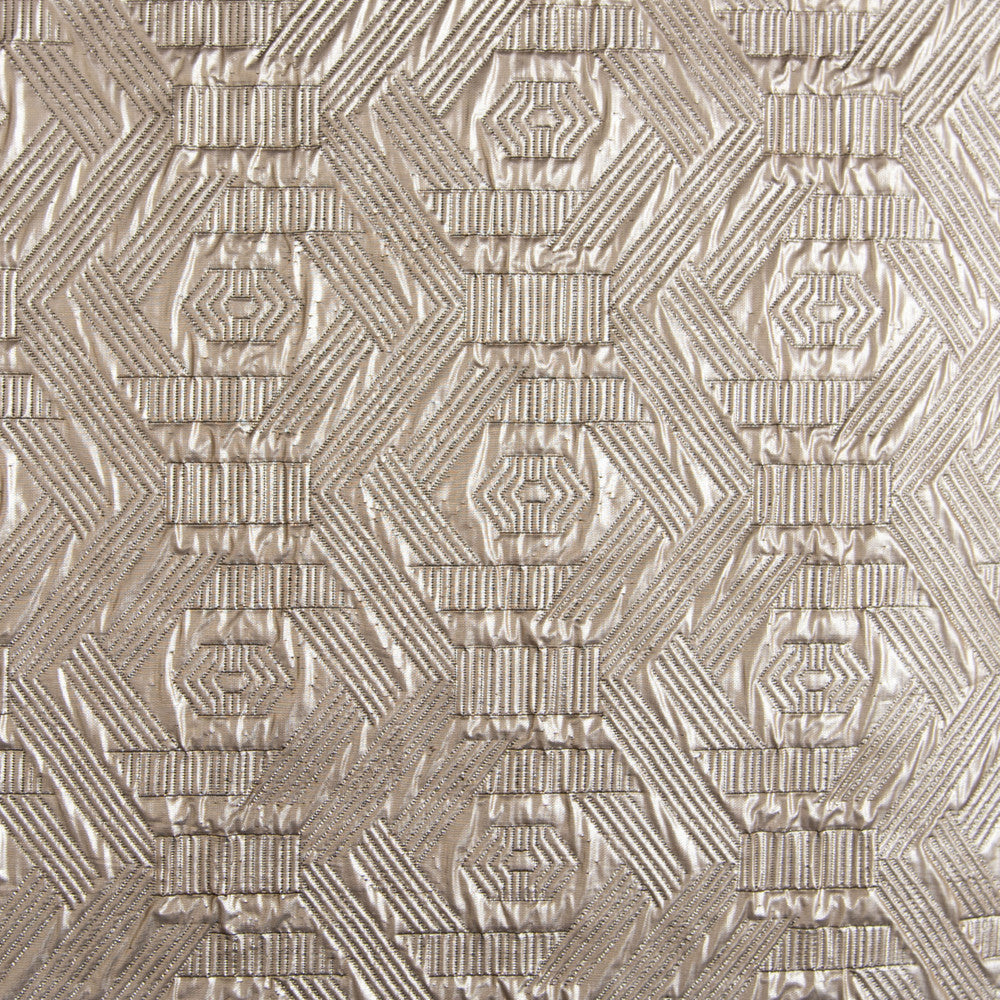 Mimic Silver by Norbar Fabric PARAMOUNT 100% POLYESTER CHINA 9 1/2"V 7"H 110 - Fabric Carolina -