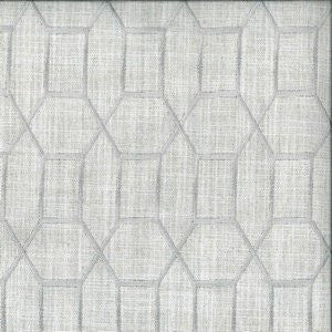 Minetta Silver by Norbar Fabric See Sample 100% COTTON 15,000 WYZENBEEK V-9" - H-4.50" 54" - Fabric Carolina -
