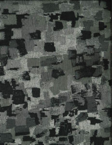 Minute Black by Norbar Fabric SPLENDOR 100% POLYESTER AND LUREX CHINA 12 1/4"V 13 3/4"H 108 - Fabric Carolina -