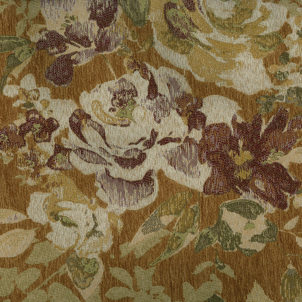 Brocade 64 Tuscan by ABBEYSHEA Fabric 100% Polyester China 15,000 Double Rubs (Wyzenbeek) </p><p>Repeat: Horizontal: 13.5 in. (34.29 cm) Up the Roll and Vertical: 27 in. (68.60 cm) Across the Roll 55" (140 cm) - Fabric Carolina -