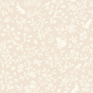 Fox & Hare Pink Wallpaper by Magnolia Home