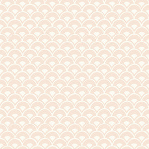 Stacked Scallops Pink Wallpaper by Magnolia Home