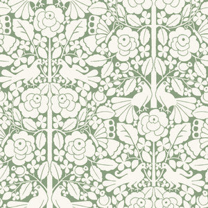 Fairy Tales Green Wallpaper by Magnolia Home