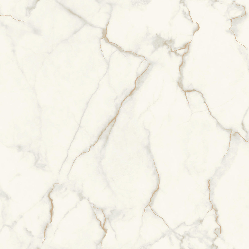 Gilded Marble Grey & Gold Wallpaper by Inspired by Color Beige & Neutrals Covers about 56.9 square feet 20.8-in by 32.8-ft long roll Unpasted 20.8 - Fabric Carolina -