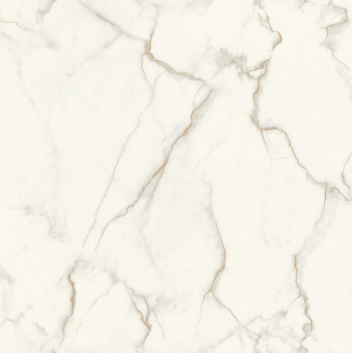 Gilded Marble Grey & Gold Wallpaper by Inspired by Color Beige & Neutrals Covers about 56.9 square feet 20.8-in by 32.8-ft long roll Unpasted 20.8 - Fabric Carolina -