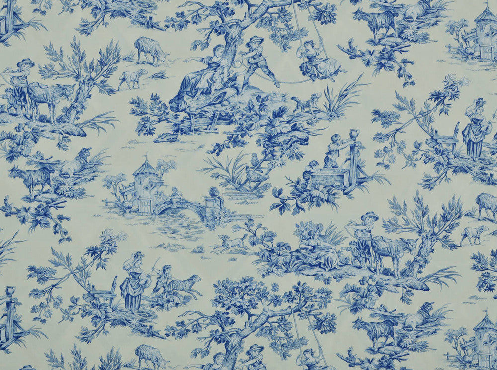 M Musee Blue Blue by Covington Fabric 100% COTTON Pakistan 50000+ Horizontal: 27 and Vertical: 25.25 54 - Fabric Carolina -