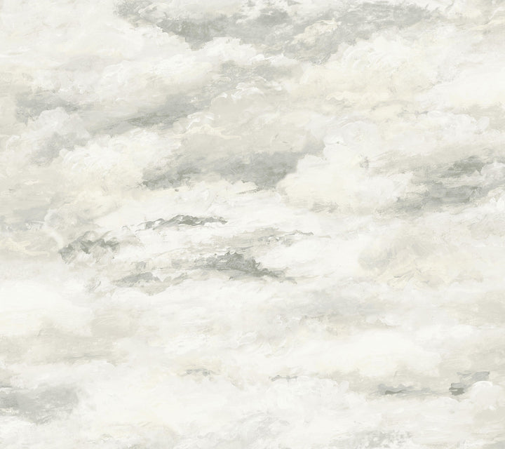 Plein Air Tan & Grey Wallpaper by York Wallcoverings Mediterranean Covers about 60.8 square feet 27-in by 27-ft long roll Prepasted 24 - Fabric Carolina -