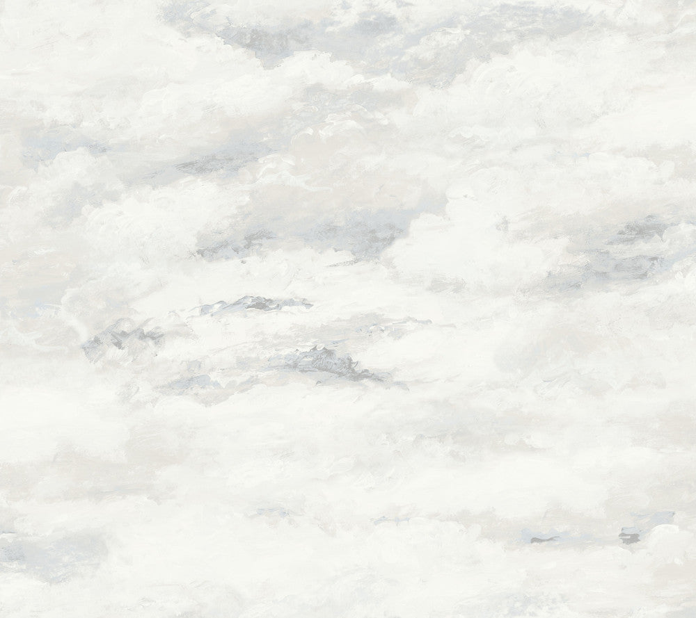 Plein Air Beige & Grey Wallpaper by York Wallcoverings Mediterranean Covers about 60.8 square feet 27-in by 27-ft long roll Prepasted 24 - Fabric Carolina -