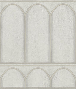 Arches Grey & Pearl Wallpaper by York Wallcoverings