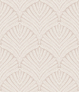 Beachcomber Light Pink & Cream Wallpaper by York Wallcoverings