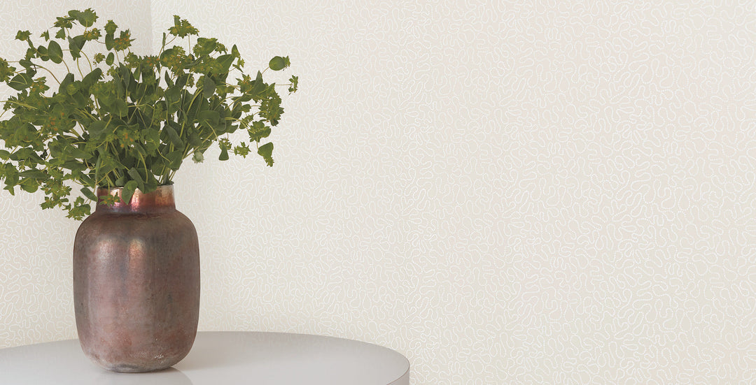 Effervesce Tan Wallpaper by York Wallcoverings Designer