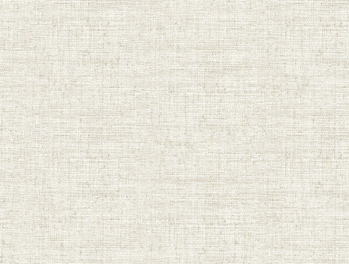 Papyrus Weave White Wallpaper by Inspired by Color Beige & Neutrals Covers about 60.8 square feet 27-in by 27-ft long roll Prepasted 20.5 - Fabric Carolina -