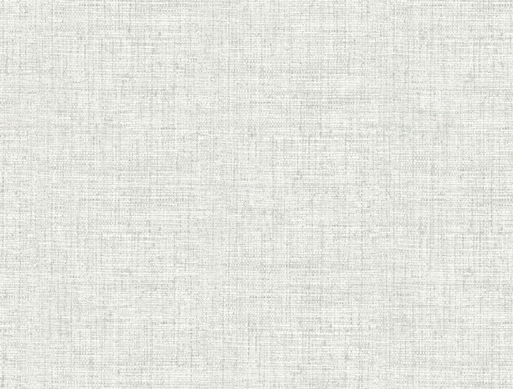 Papyrus Weave Grey Wallpaper by Inspired by Color Black & White, III Covers about 60.8 square feet 27-in by 27-ft long roll Prepasted 20.5 - Fabric Carolina -