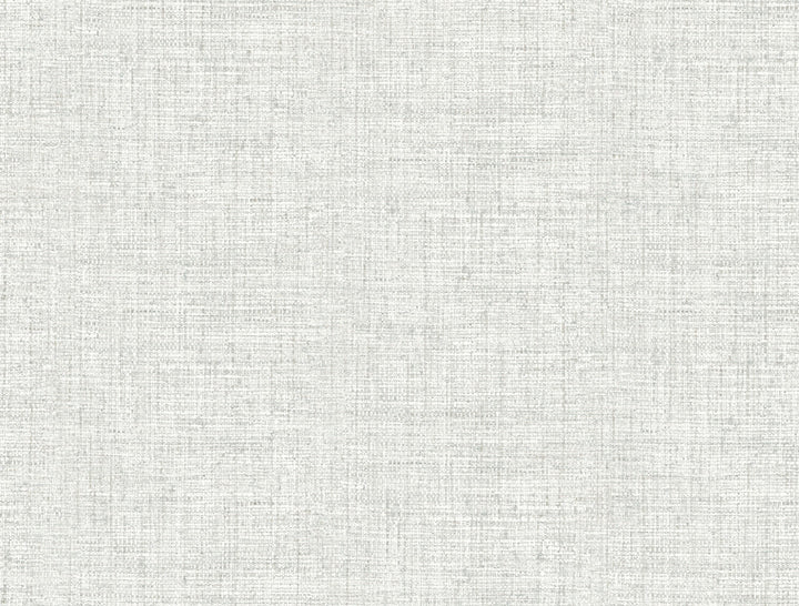 Papyrus Weave Grey Wallpaper by Inspired by Color Black & White, III Covers about 60.8 square feet 27-in by 27-ft long roll Prepasted 20.5 - Fabric Carolina -