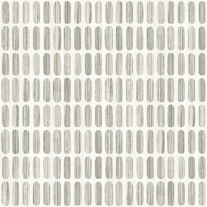 Petite Pergola Grey & Taupe Wallpaper by Inspired by Color Beige & Neutrals Covers about 56.4 square feet 20.5-in by 33-ft long roll Prepasted 20.5 - Fabric Carolina -