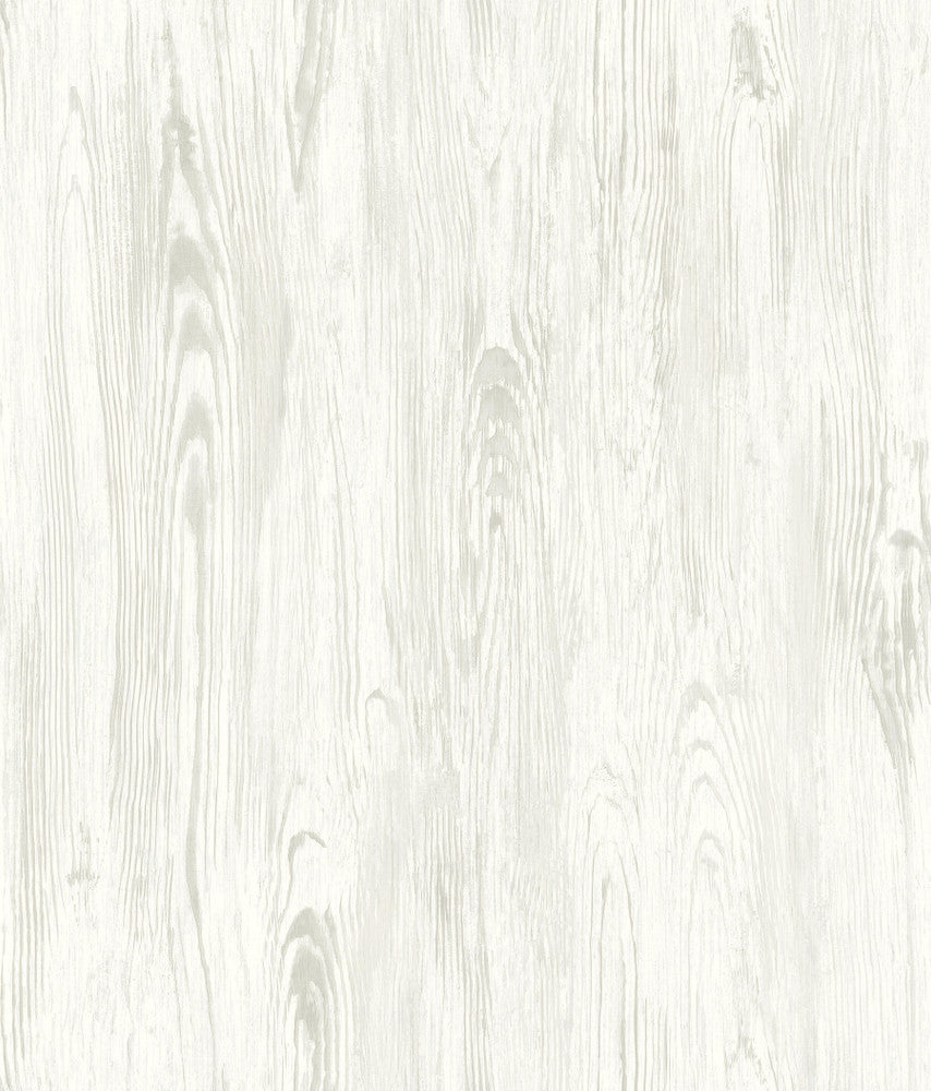Rusticano White Wallpaper by Inspired by Color Black & White, III Covers about 56.4 square feet 20.5-in by 33-ft long roll Prepasted 24 - Fabric Carolina -